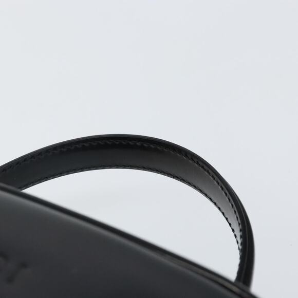 GUCCI Bamboo Hand Bag Enamel Black Gold 000 3270 000 3270 - Picture 8 of 12